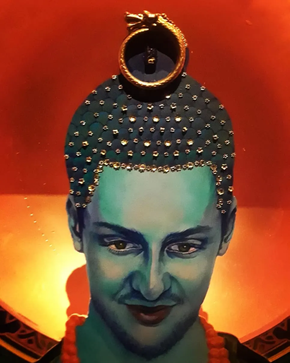 The Buddha's face